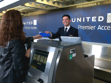 united ticket counter