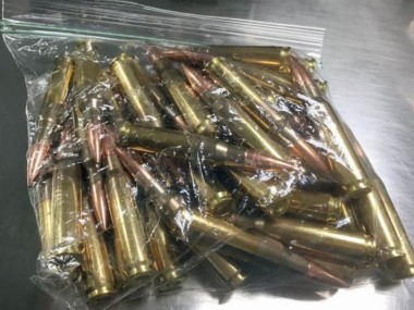 bullets in a plastic bag