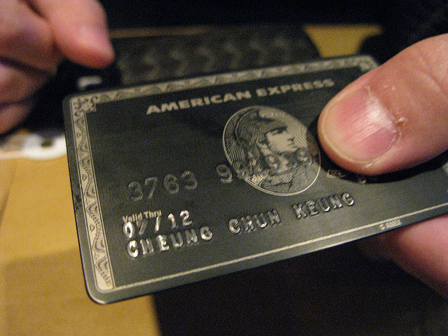 American Express Black Centurion Metal Card Customize Personality