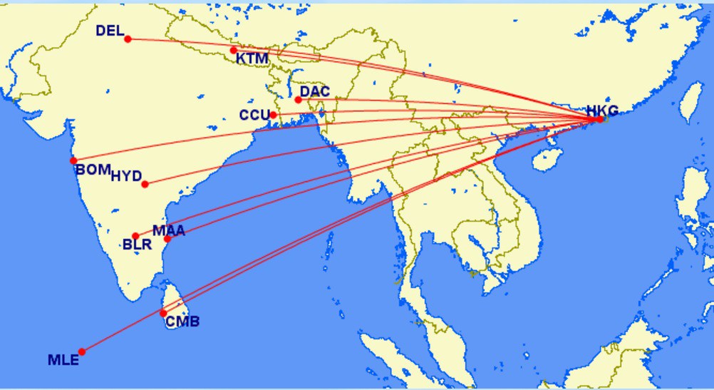 American Aadvantage Splits Up The Middle East And Indian American Aadvantage Splits Up The