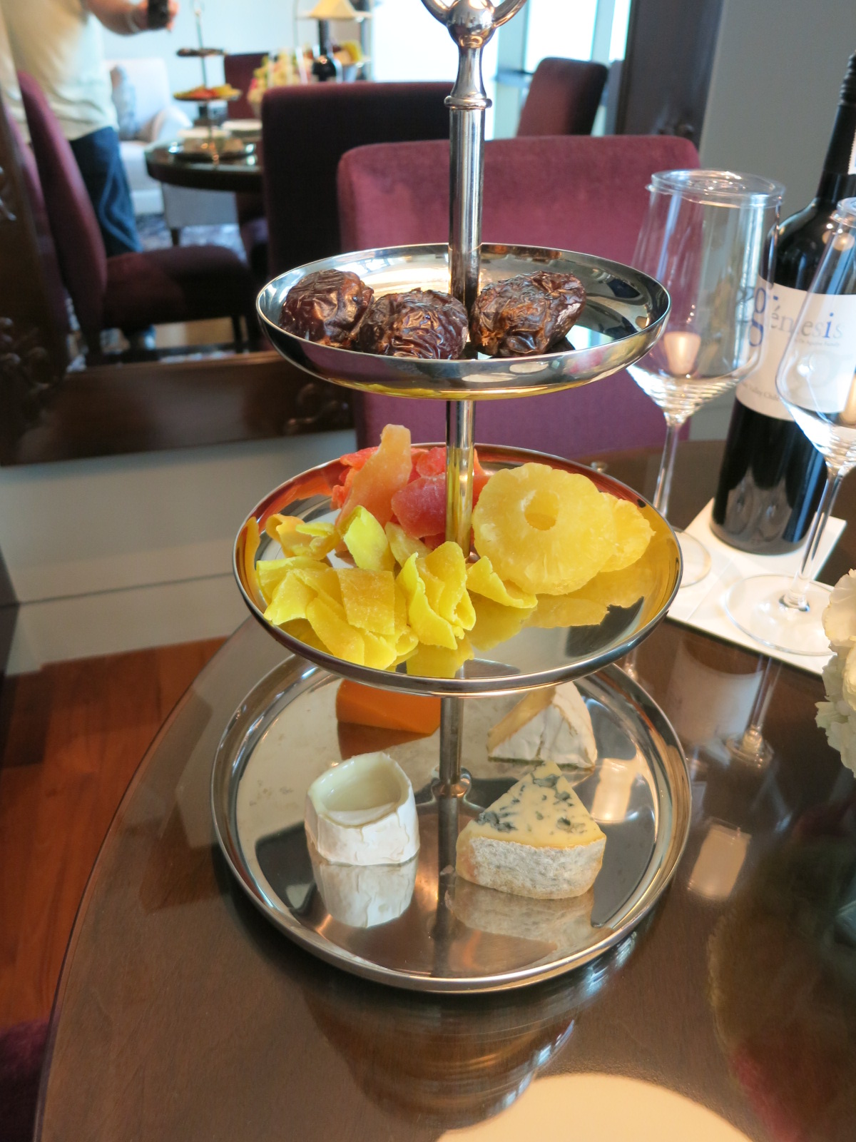 St. Regis Bangkok hotel welcome amenity fruit cheese