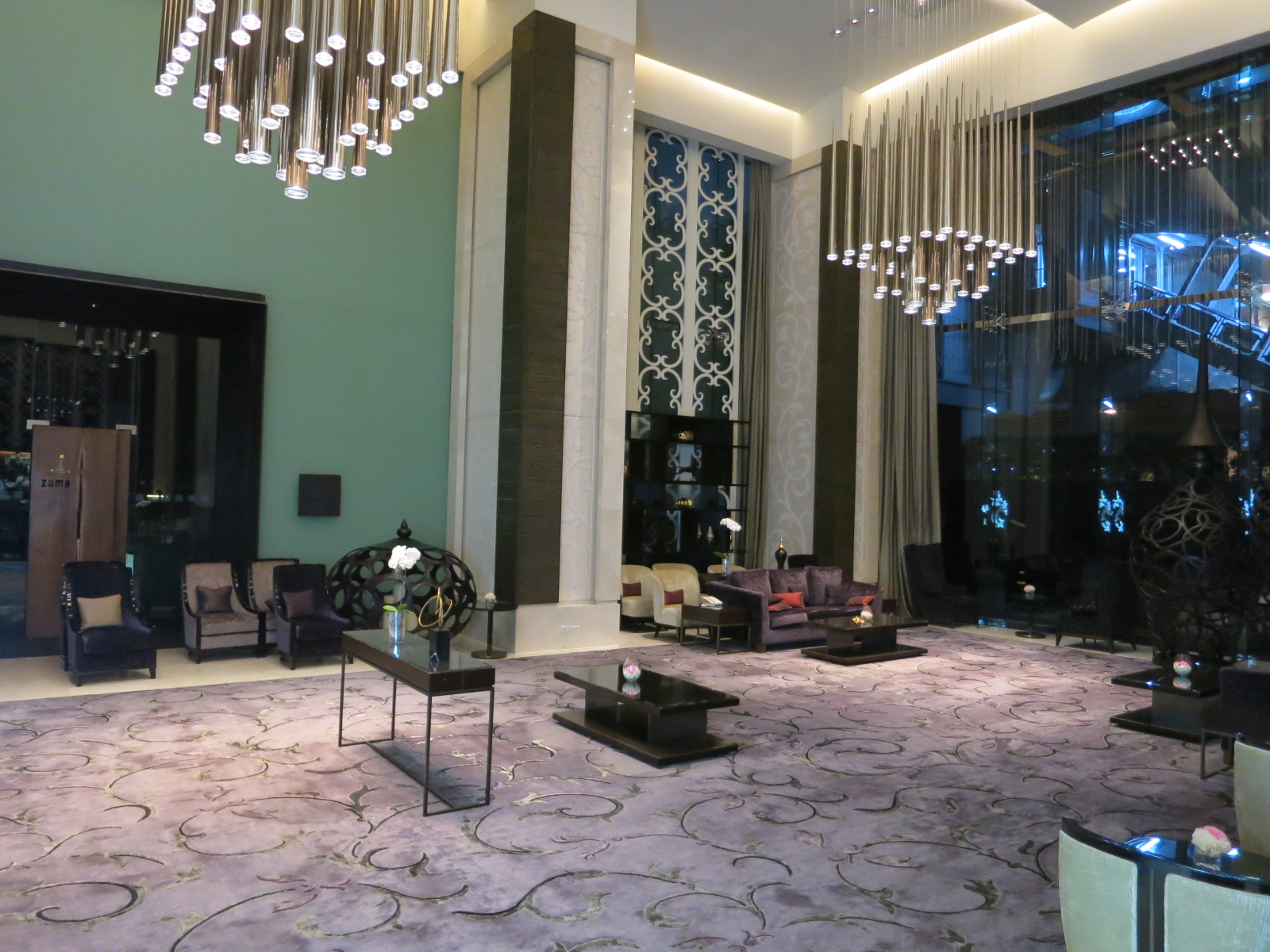 St. Regis Bangkok hotel lobby seating area