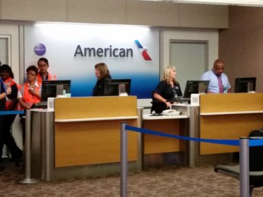 american airlines front desk