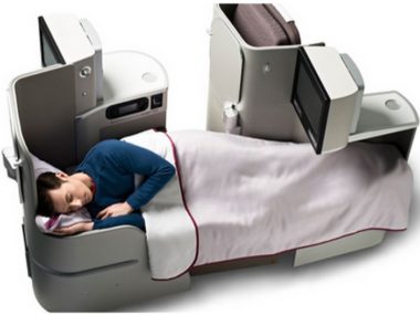 stock airline bed