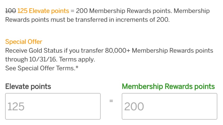 membership rewards transfer bonus