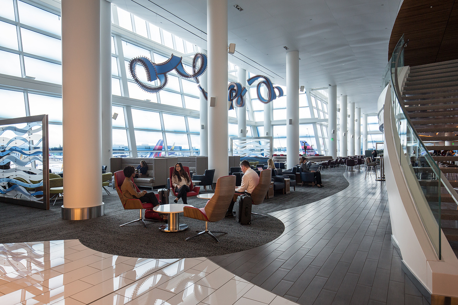 The Best Lounge In The United States Is A Delta SkyClub View From 