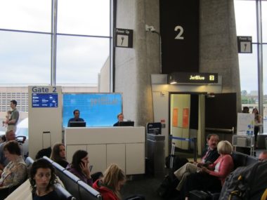 boarding plane