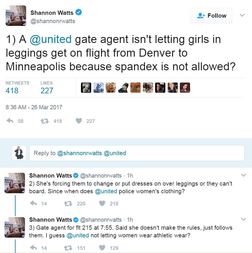 United Airlines Says Women May Be Denied Boarding for Wearing