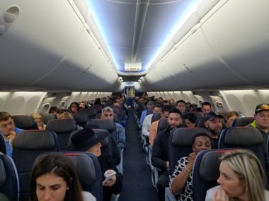 people sitting on plane