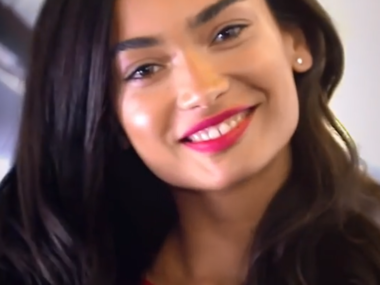 headshot of woman on plane