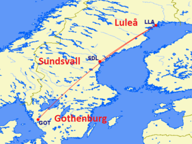 air route map