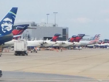 planes docked