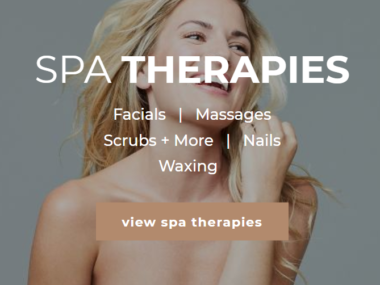 spa therapies promo