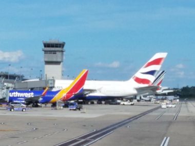 air france klm plane on tarmac