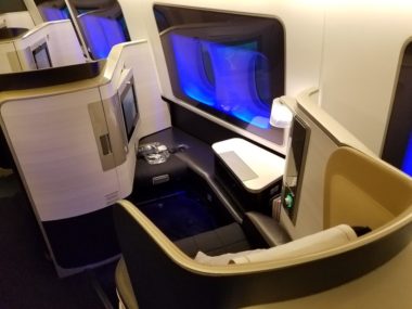 airplane first class seat