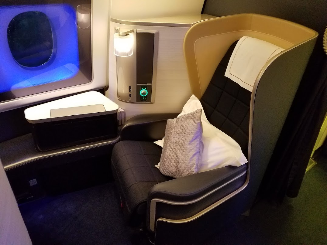 british airways first class seat