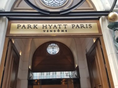 Park Hyatt Paris entrance