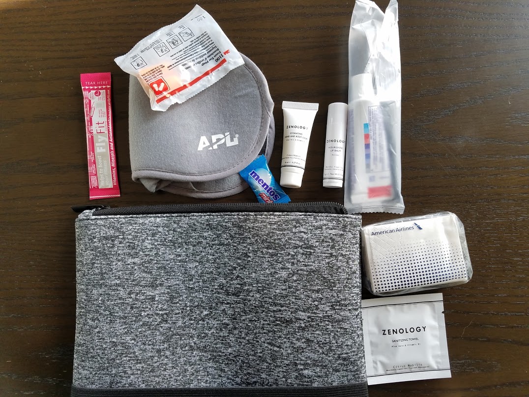 The Full Set of Outstanding New American Airlines Amenity Kits - View ...