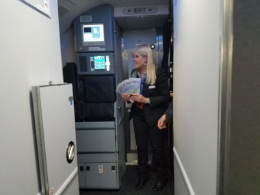 steward on plane