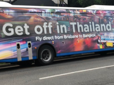 thailand bus ad
