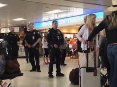 cops in airport