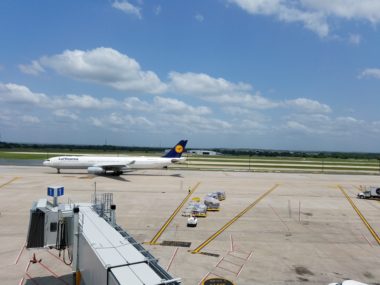 airplanes on tarmac