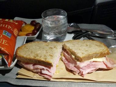 airplane food