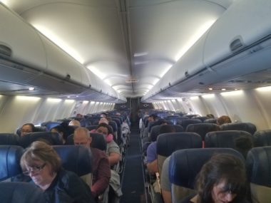 southwest plane aisle