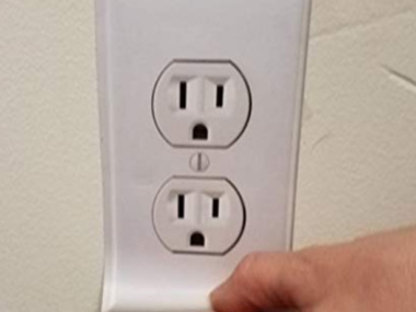 wall plug sticker