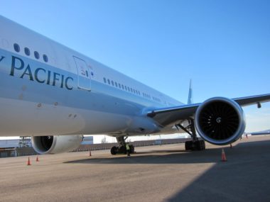 cathay pacific plane