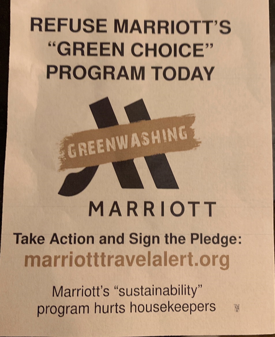 new make a green choice flyer