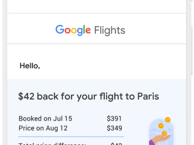 cheap flight back to paris