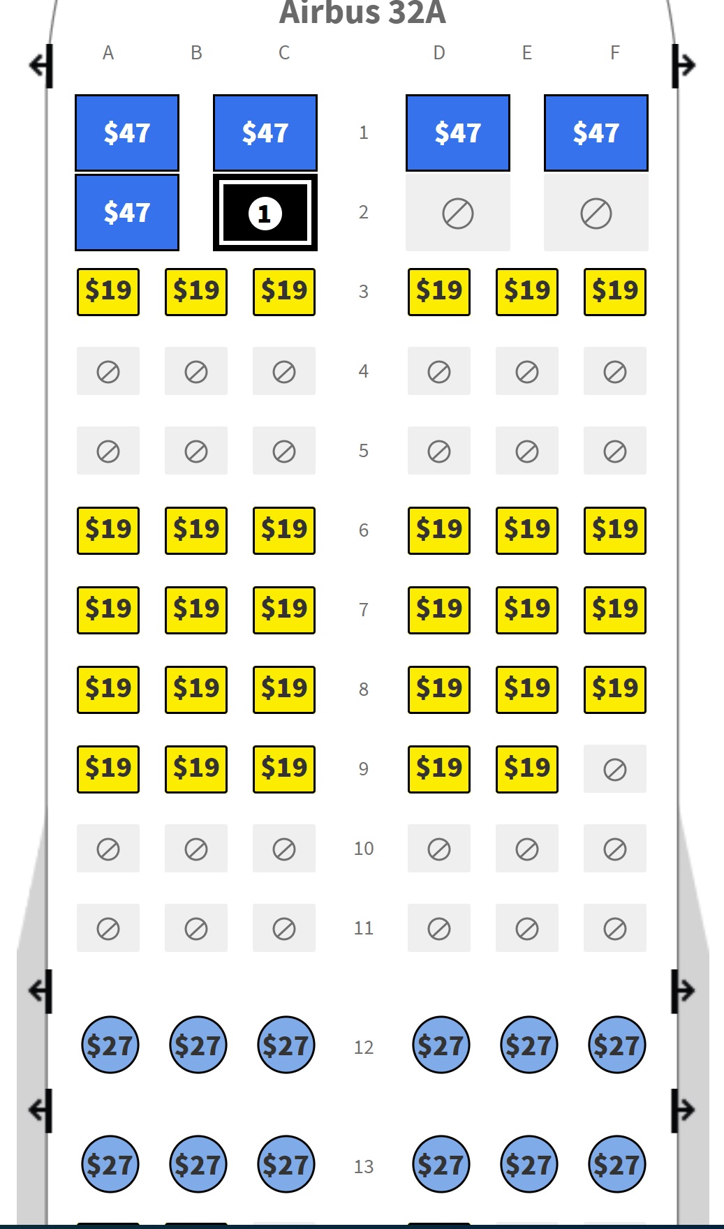 spirit airlines seating assignments