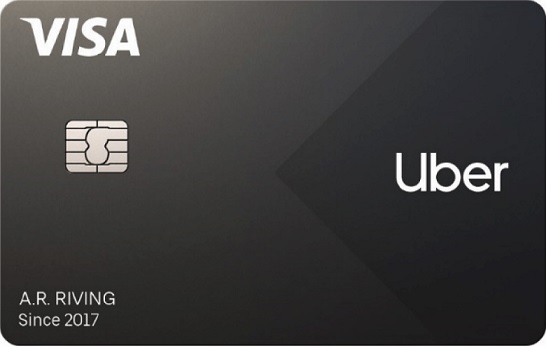 uber credit card new card design