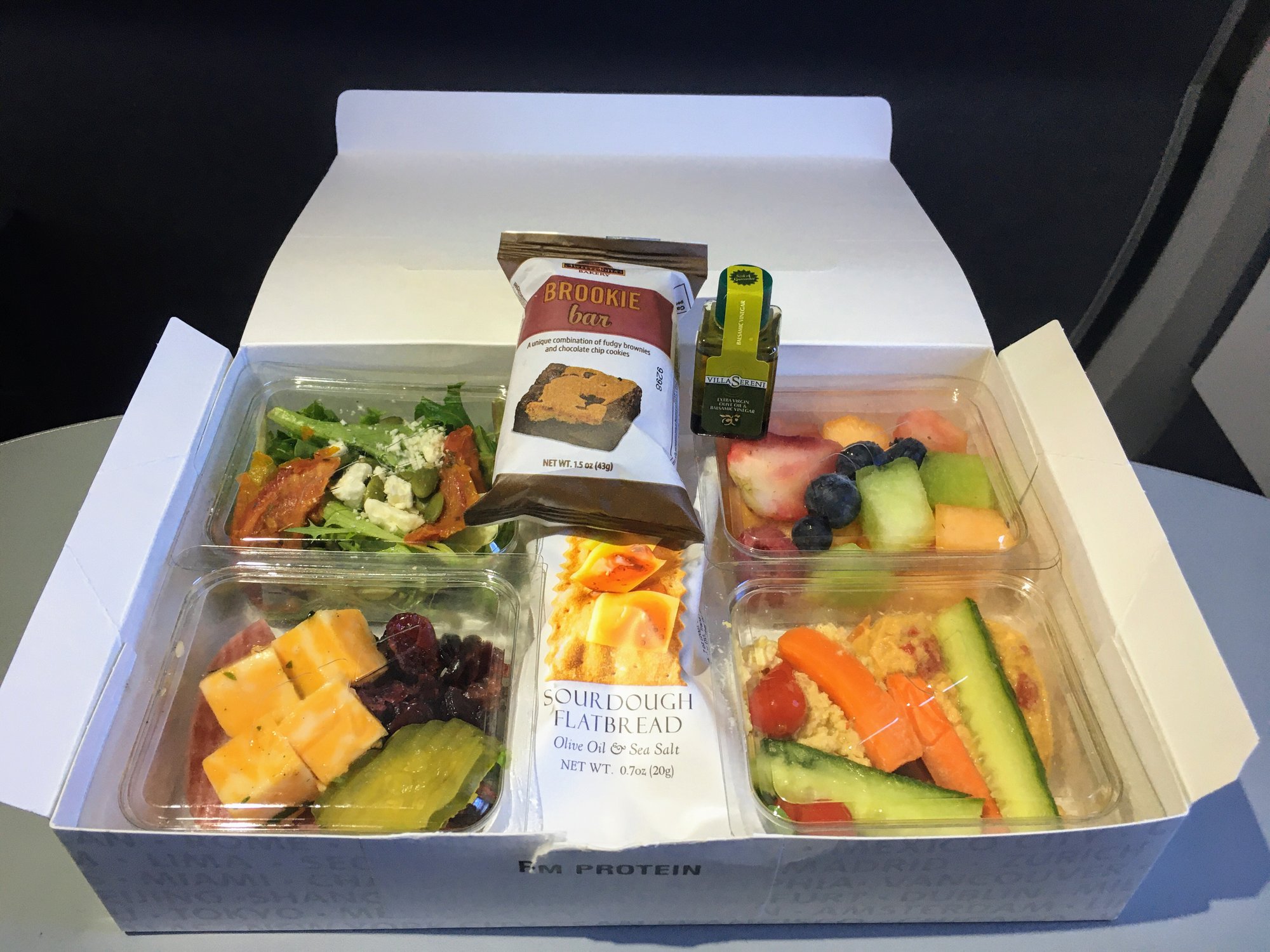 american airlines protein box