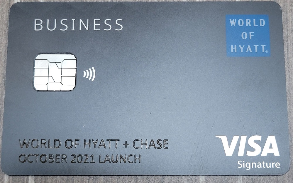 Hyatt small business card front
