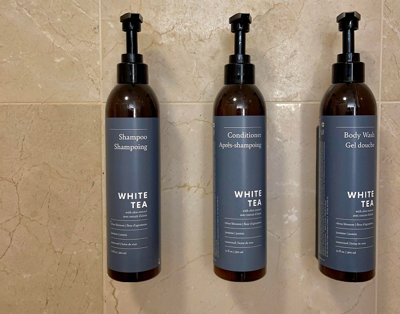 3X Soap Shampoo Liquid Dispenser Bottle Bathroom Shower Pump Holder Wall  Mounted