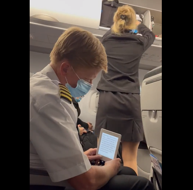 Pilot Caught Taking Naughty Pictures Of Flight Attendant