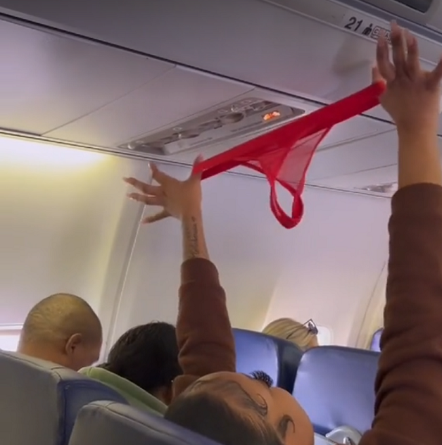 OnlyFans Model Dries Her Underwear On Southwest Airlines Flight