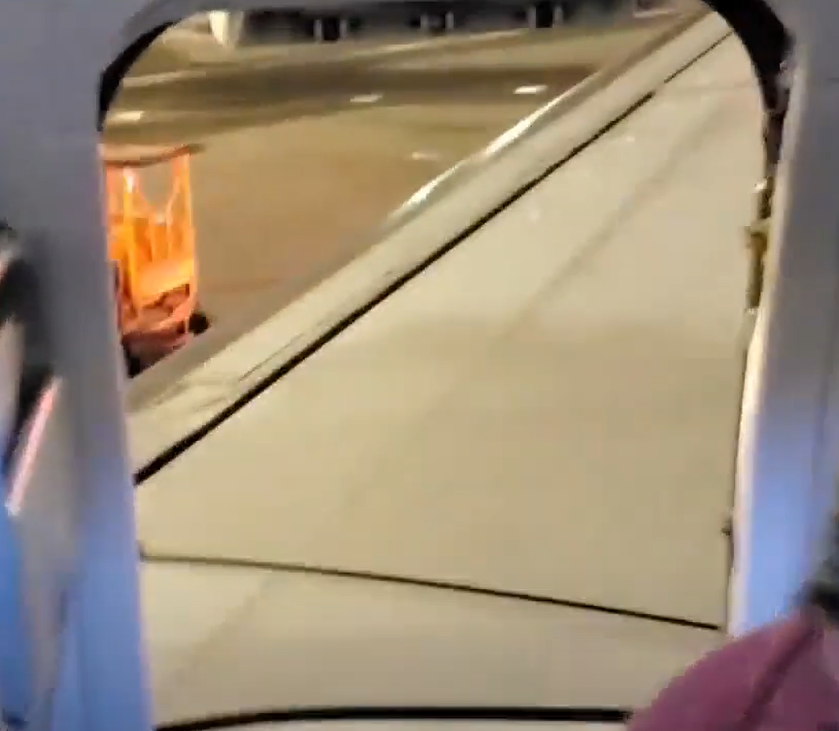 United Passenger Opens Exit Door, Walks Onto Wing, After Flight Touches Down In ..
