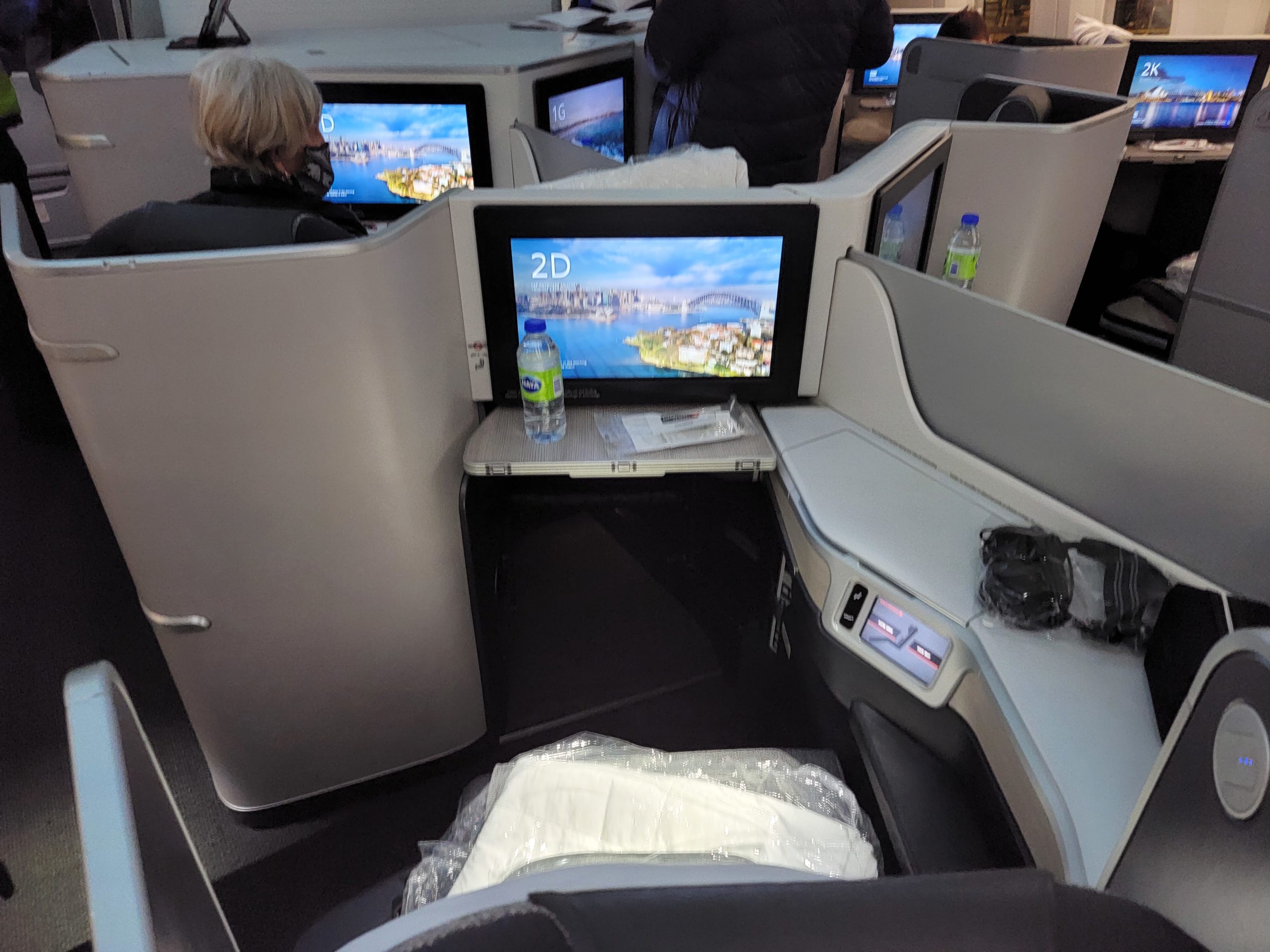 air canada business class review boeing 787-9 seat
