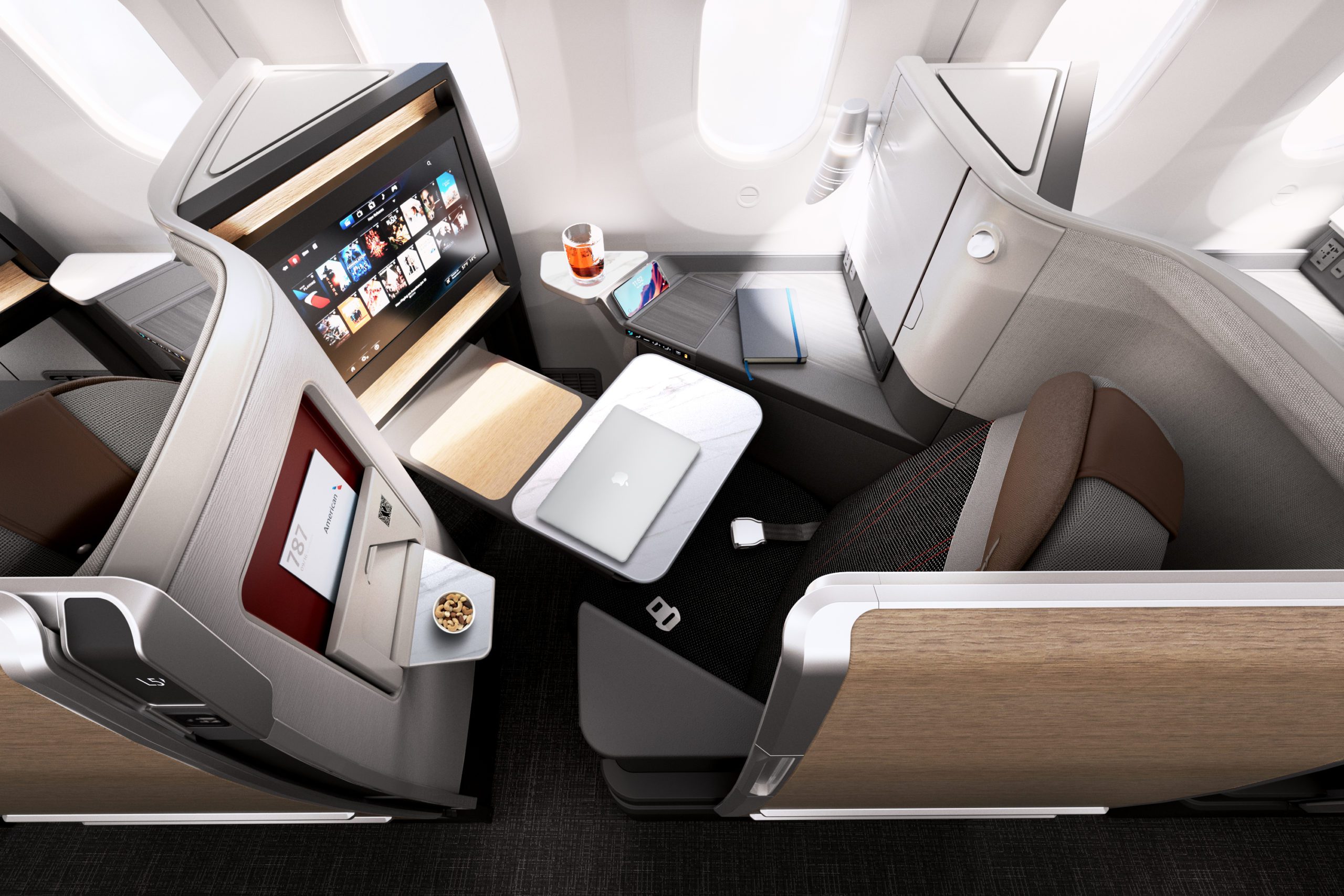 american airlines seat selection business class