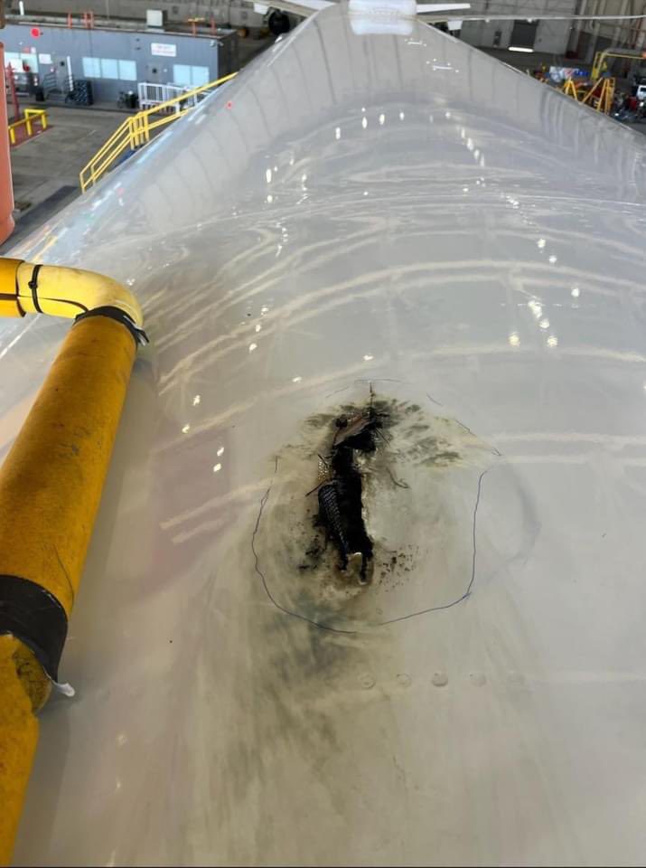 Lightning Strike Forcibly Separates Fuselage Of American Airlines 787