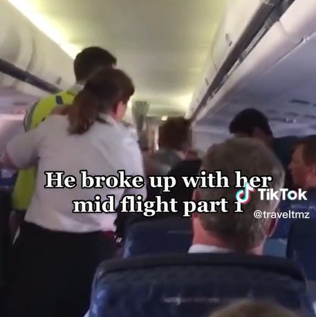 Couple Breaks Up At The Start Of A Flight, And I Can’t Look Away