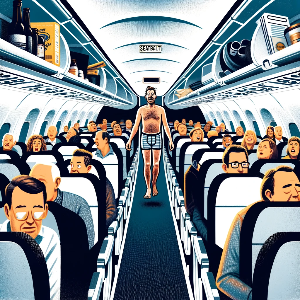 No Pants, No Problem. Spirit Passenger Checks In With Her Bare Butt Exposed  - The Bulkhead Seat
