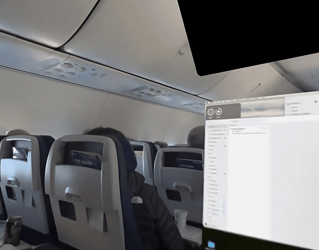 Apple Vision Pro'yu uçakta kullanmak nasıl bir şey?