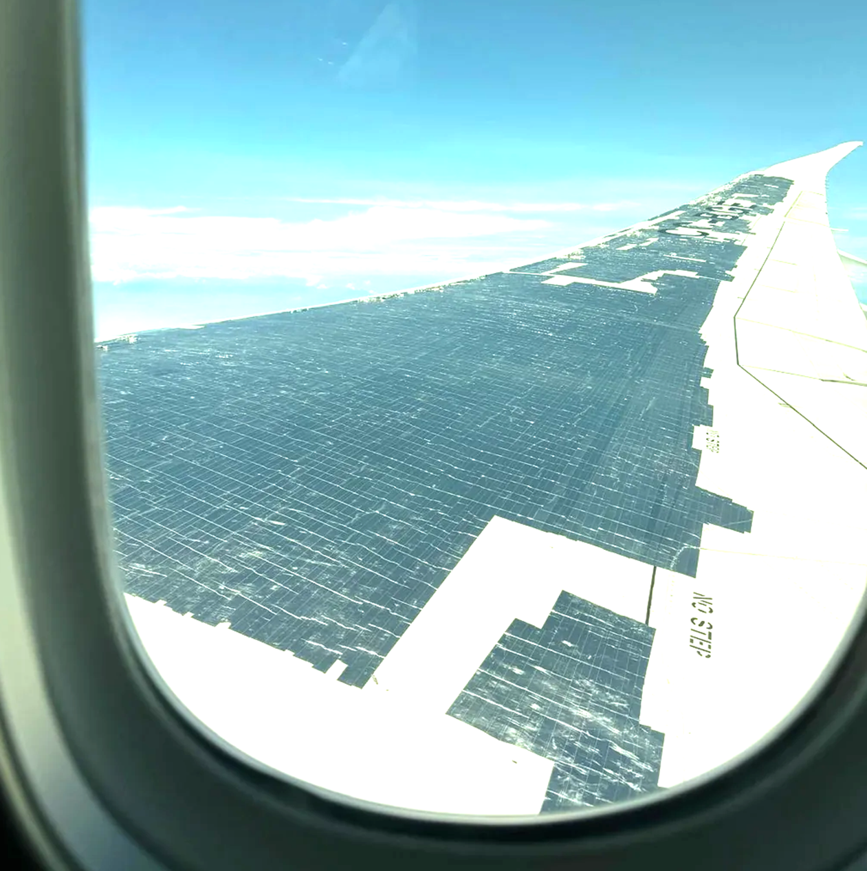 Passenger Shares Photo Of Their Plane - And The Wing Is “Duct Taped” On ...