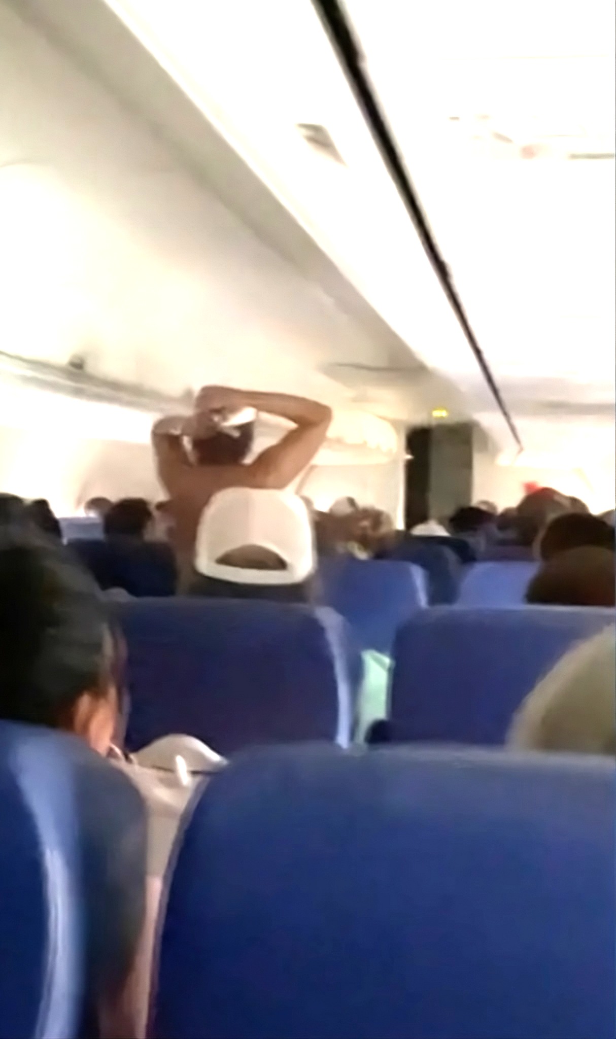 ‘I Want Off!’ Southwest Passenger Strips Naked, Bangs Cockpit Door, Rubs Against Crew Before Flight Turns Back