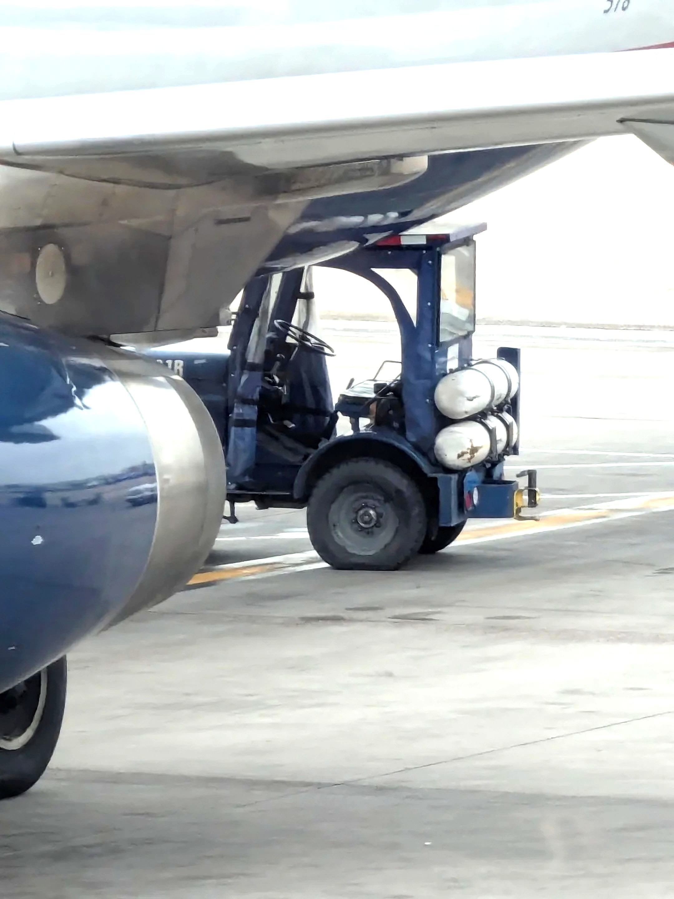 American Airlines Flight Grounded After Baggage Cart Crashes, Gets Stuck Under Jet’s Tail [Roundup]