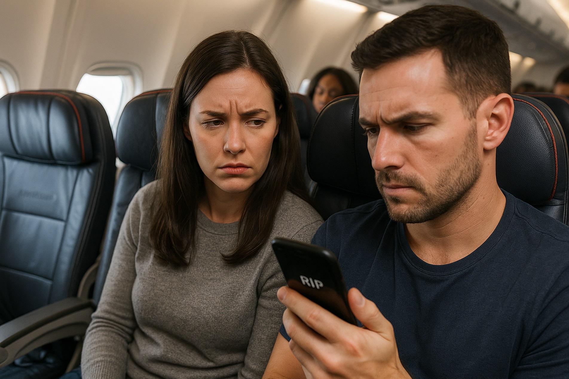 Snooping Passenger Turns Grieving Seatmate\'s Condolence Text Into Mid-Air Bomb Scare, Forces American Airlines Flight To Divert - View from the Wing